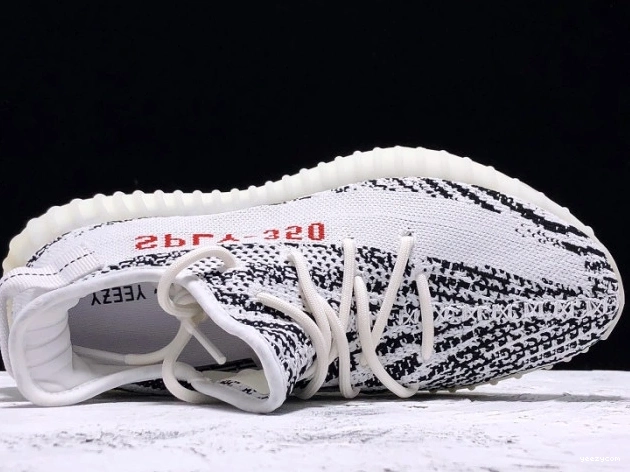 Zebra V2 White 350 CP9654 Yeezy Adidas Boost Black 0930